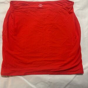 SKIMS Orange Mini Pencil Skirt Casual